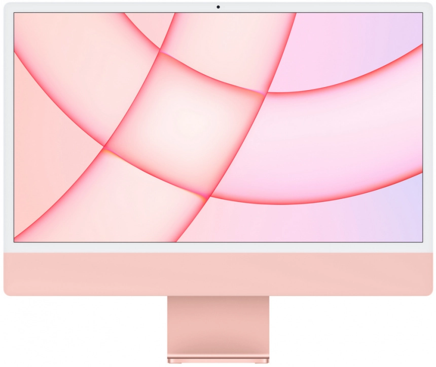 Apple iMac 24" Retina 4,5K, M1 (8C CPU, 7C GPU), 8 ГБ, 256 ГБ SSD, розовый