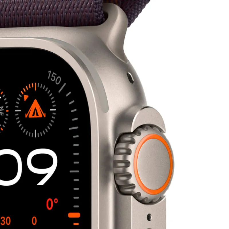 Apple Watch Ultra 2 GPS + Cellular, 49 мм, корпус из титана, ремешок Alpine цвета индиго