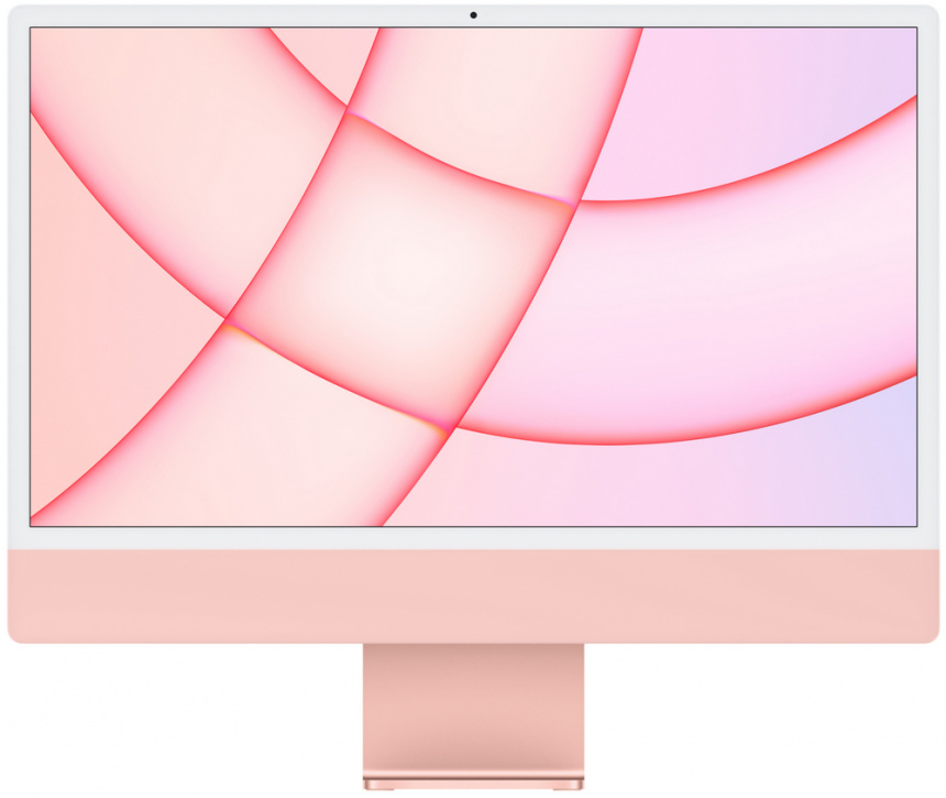 Apple iMac 24" Retina 4,5K, M1 (8C CPU, 8C GPU), 8 ГБ, 256 ГБ SSD, розовый