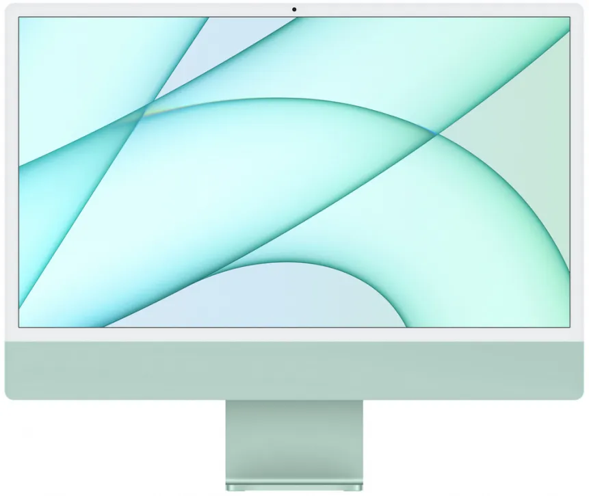 Apple iMac 24" Retina 4,5K, M1 (8C CPU, 8C GPU), 8 ГБ, 256 ГБ SSD, зеленый