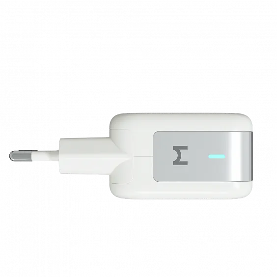СЗУ Magssory Pulse 67Вт GaN, с функцией быстрой зарядки, Белый