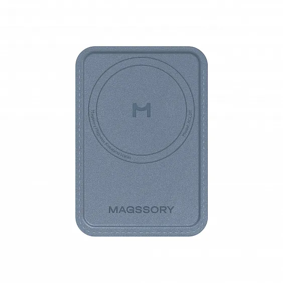 Кардхолдер Magssory Duo Magnetic Kickstand Wallet, с MagSafe, ACL011, Пыльно-голубой