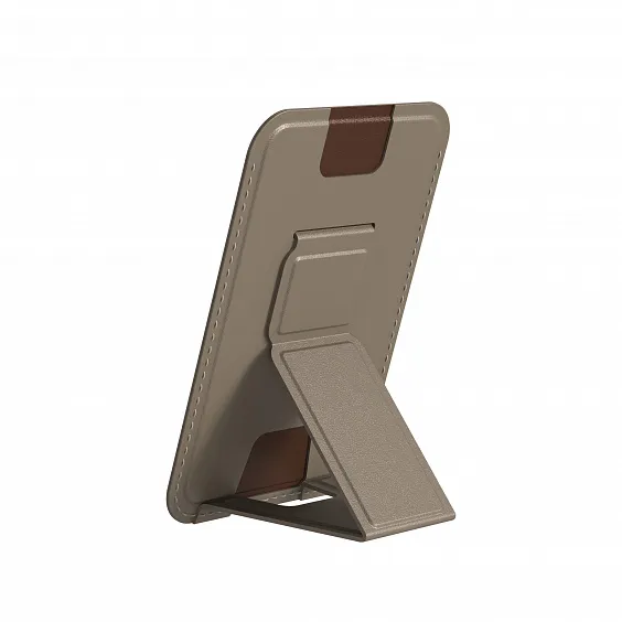 Кардхолдер Magssory Duo Magnetic Kickstand Wallet, с MagSafe, ACL011, Тёмно-бежевый