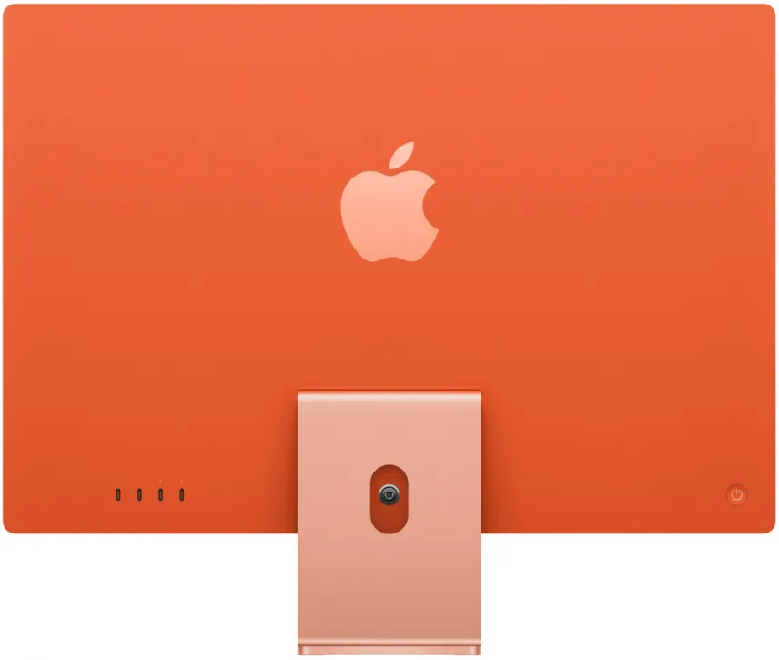 Apple iMac 24" Retina 4,5K, M1 (8C CPU, 8C GPU), 8 ГБ, 256 ГБ SSD, оранжевый