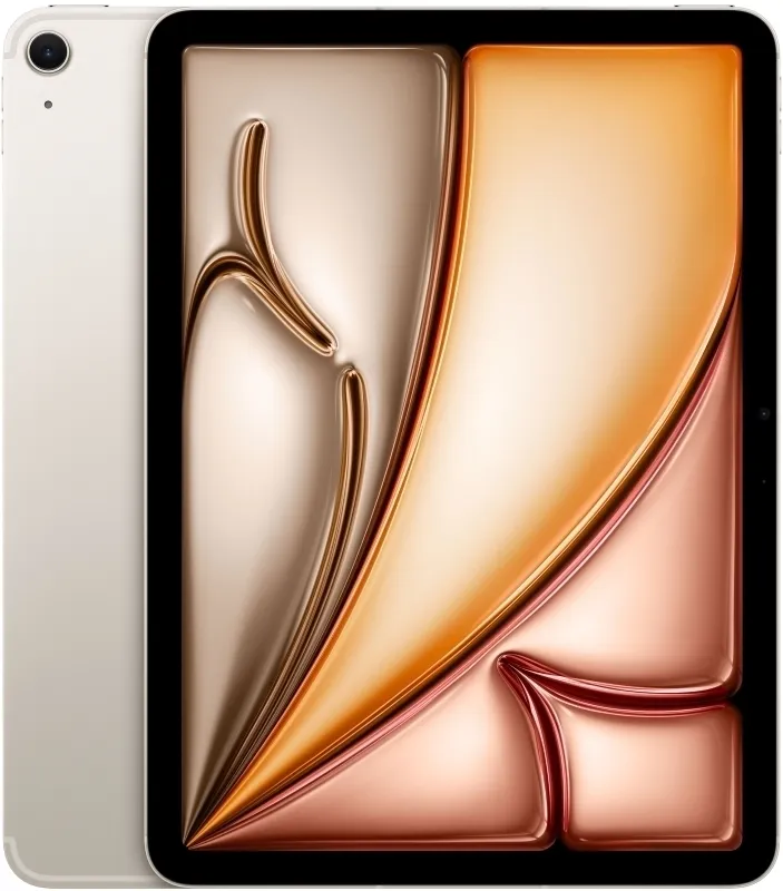 iPad Air 13" (2025) Wi-Fi + Cellular 128 ГБ, «Сияющая звезда» (без RuStore)