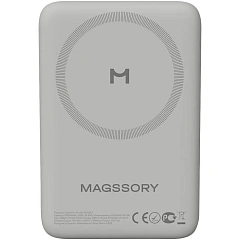 Беспроводной внешний аккумулятор Magssory Core 10K, с MagSafe, Серебристый