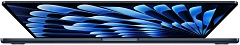 Apple MacBook Air 15" (M4 10C CPU, 10C GPU, 2025) 16 ГБ, 256 ГБ SSD, "Темная ночь", MW1L3