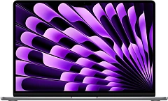 Apple MacBook Air 15" (M3 8C CPU, 10C GPU, 2024) 16 ГБ, 512 ГБ SSD, "Серый космос", MXD13