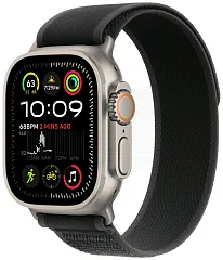 Apple Watch Ultra 2 GPS + Cellular, 49 мм, корпус из титана, ремешок Trail черного цвета