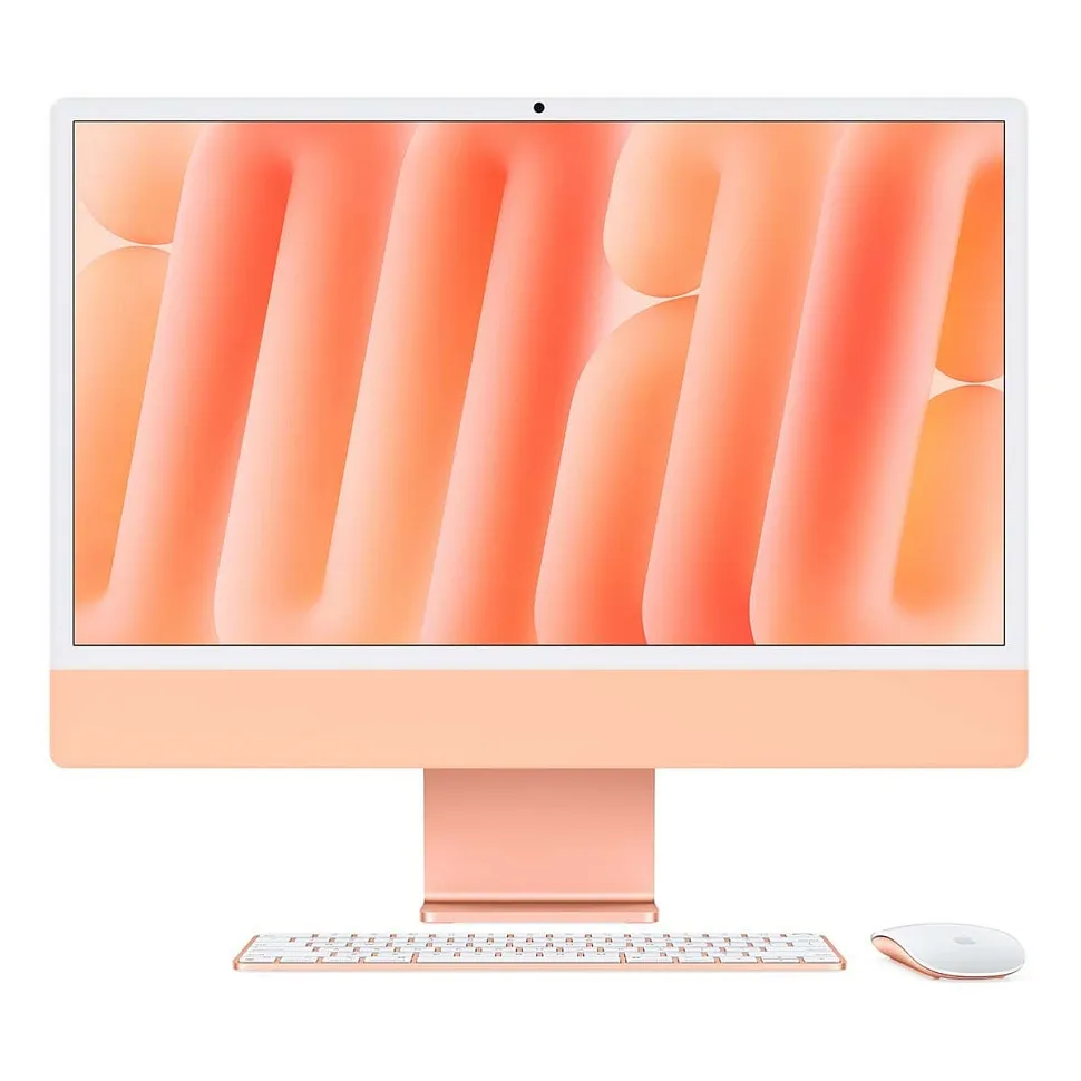 Apple iMac 24" Retina 4,5K, M4 (8C CPU, 8C GPU), 16 ГБ, 256 ГБ SSD, оранжевый
