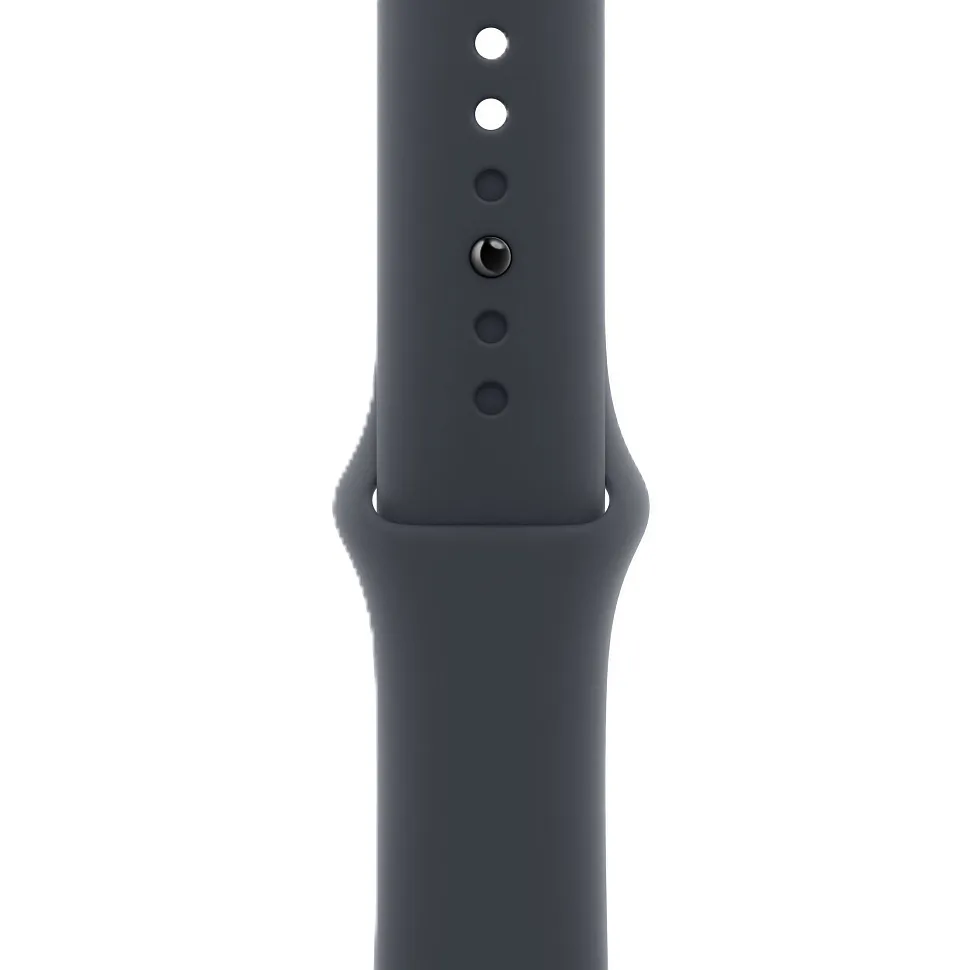 Apple Watch SE (2025), 44 мм, корпус из алюминия цвета «полуночный черный», спортивный ремешок цвета «полуночный черный»