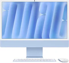 Apple iMac 24" Retina 4,5K, M4 (10C CPU, 10C GPU), 16 ГБ, 256 ГБ SSD, синий