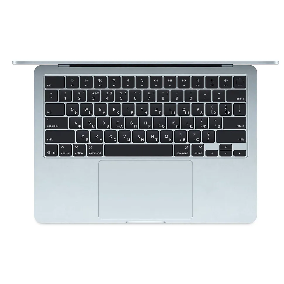 Apple MacBook Air 13" (M4 10C CPU, 10C GPU, 2025) 16 ГБ, 512 ГБ SSD, Небесно-голубой, MC6U4