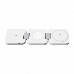 Складное беспроводное зарядное устройство Magssory Flex 3в1, с MagSafe, Белый